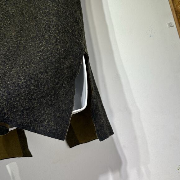 oriana italy green wool vest Size L - Picture 6 of 10